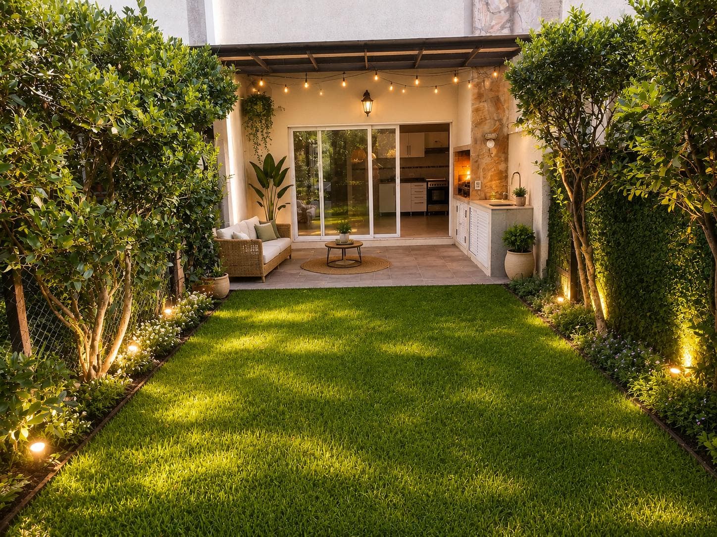 Apartment in Manuel Alberti, 2 bedrooms, 1 bathroom, ground floor, with garden, credit available.