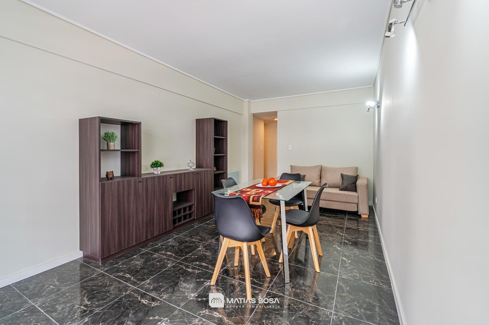 For Sale - Apartment - 2-room apartment with maid's quarters - Renovated and furnished