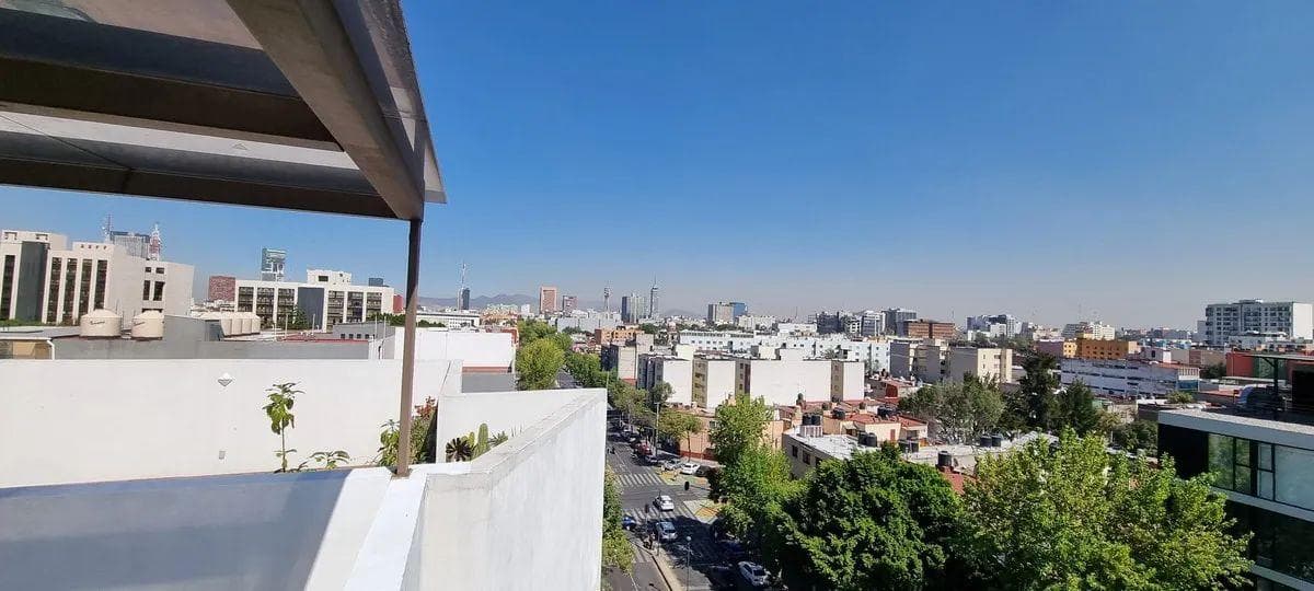 APARTMENT FOR SALE IN DOCTORES, CUAUHTÉMOC (DR. VÉRTIZ) WITH A PRIVATE ROOFTOP GARDEN AND BALCONY