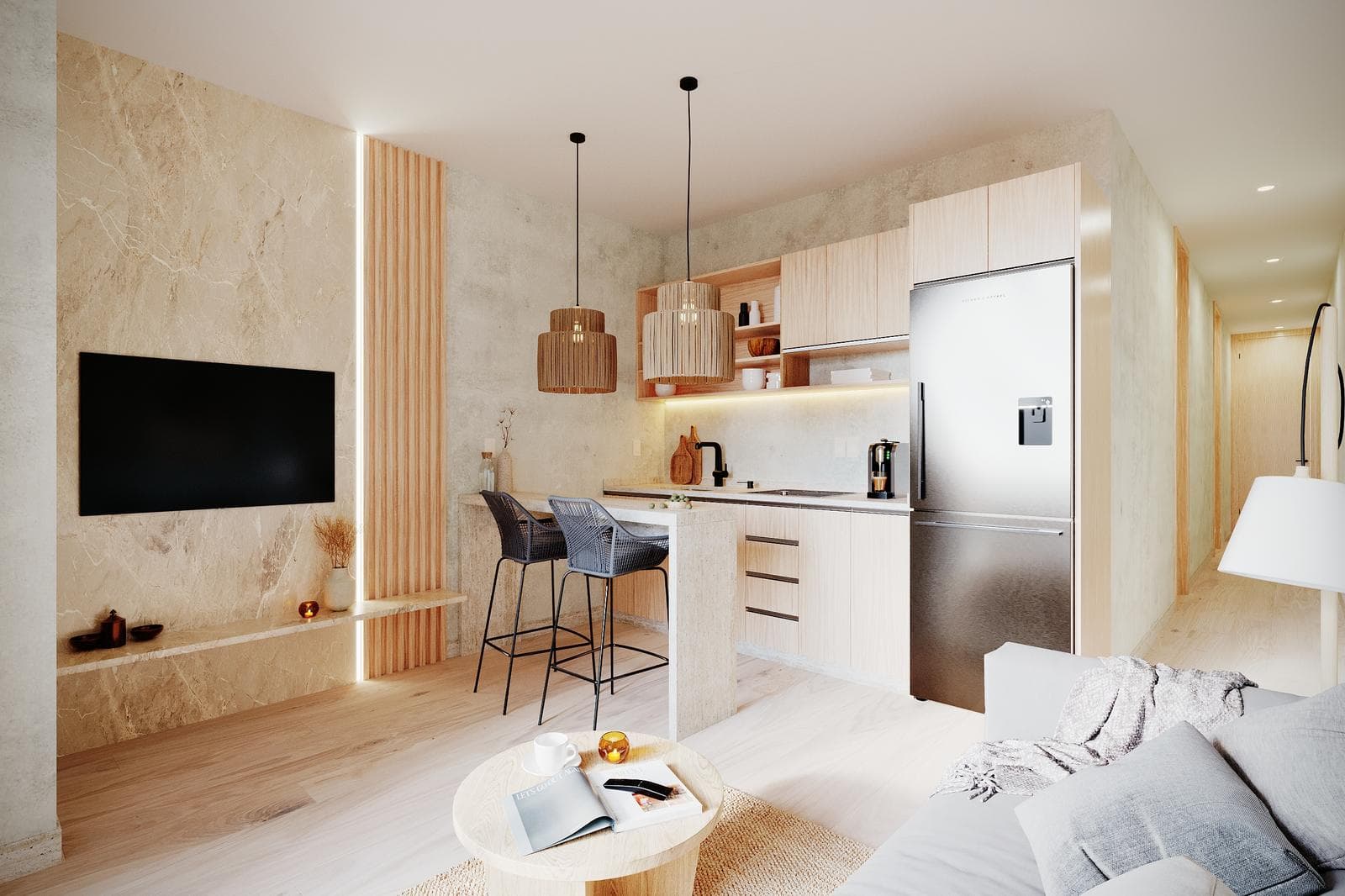 2-Bedroom Apartment One Block from 5th Avenue, Playa del Carmen