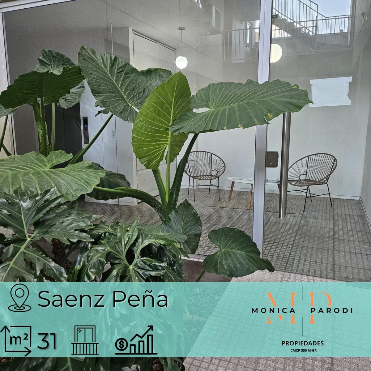 STUDIO APARTMENT FOR SALE IN SÁENZ PEÑA WITH A BALCONY AND A STRATEGIC LOCATION