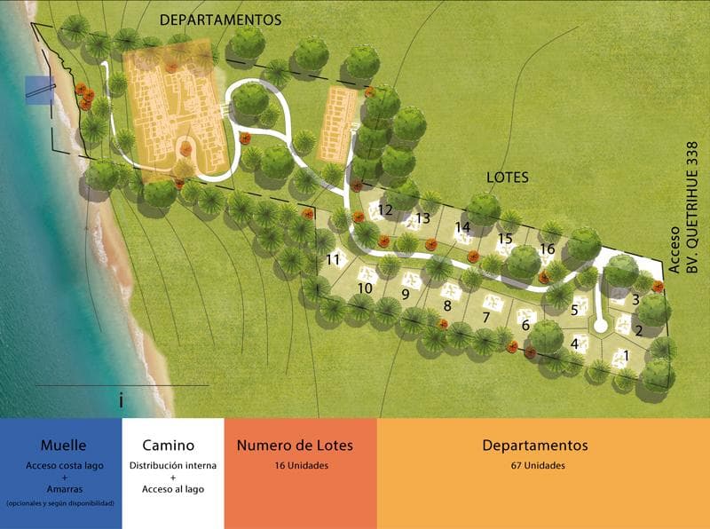 Premium 51-square-meter, 2-room apartment on the lakefront