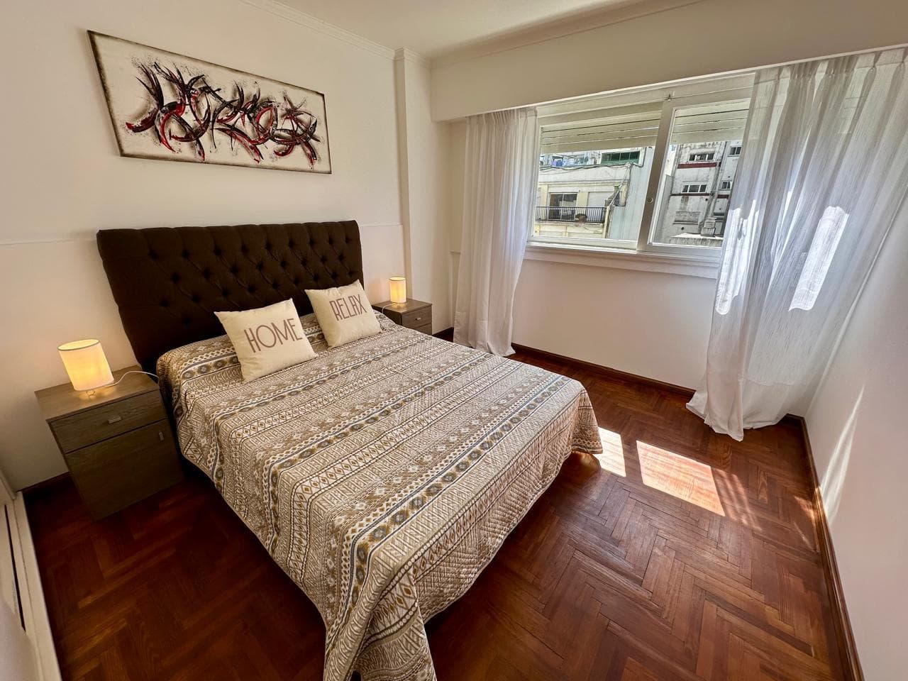 2-Room Apartment, Partially Renovated, Furnished, Side View of the Ocean