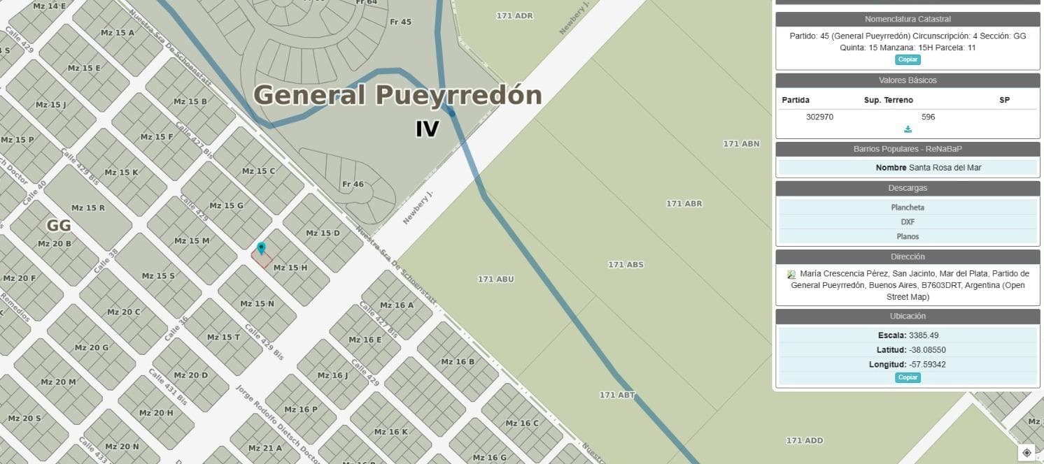 Land in Santa Rosa del Mar