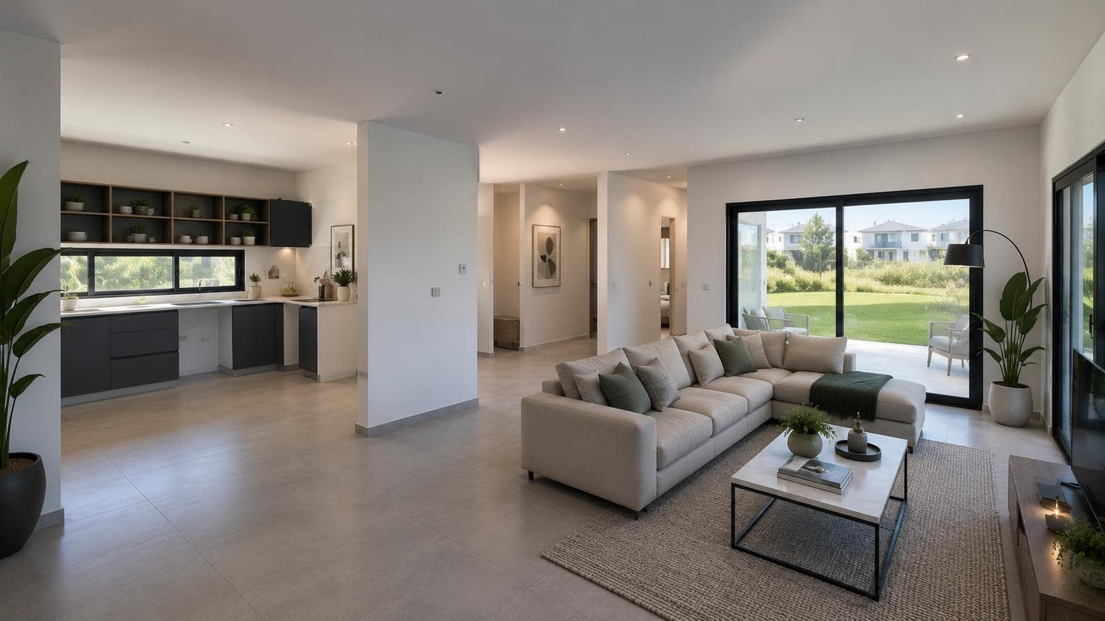 FOR SALE: Brand-new single-story house in Canton Norte overlooking a body of water
