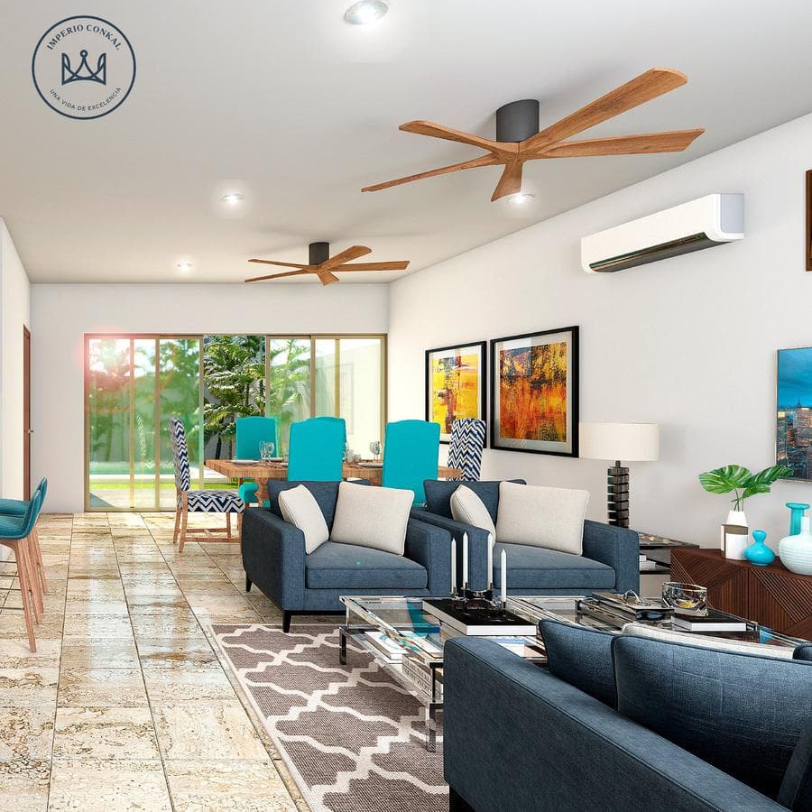 House for sale on Privada Imperio Conkal, 3 bedrooms and a pool in Mérida, Yucatán.