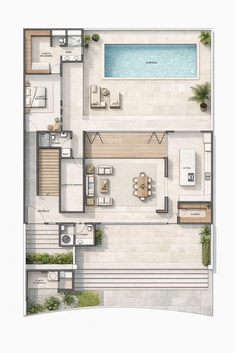 HOUSE FOR SALE IN ALQUERIAS DE POZOS