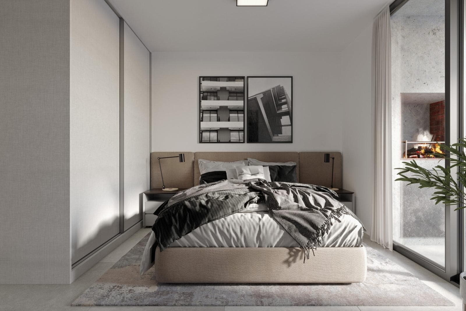 Apartment on Plaza Mitre with a Terrace and Double Garage