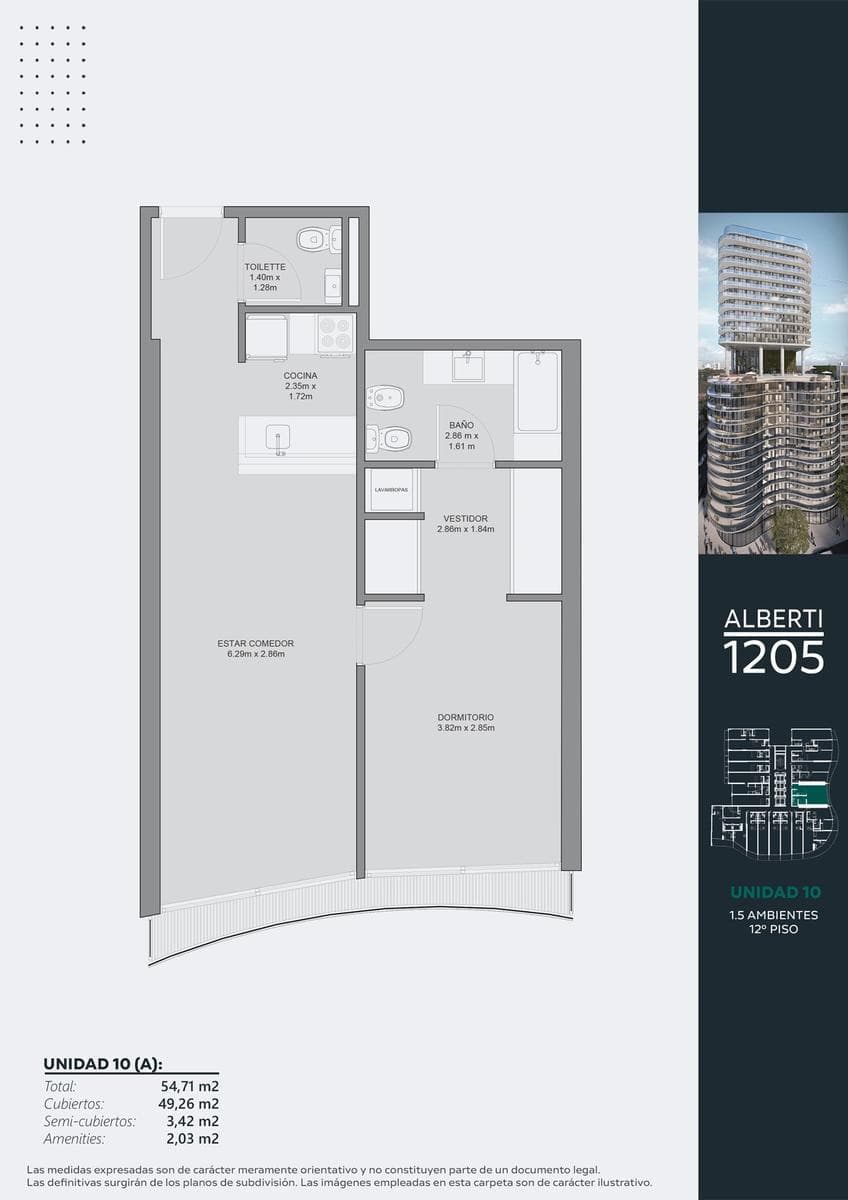 Two-room apartment in Monserrat
