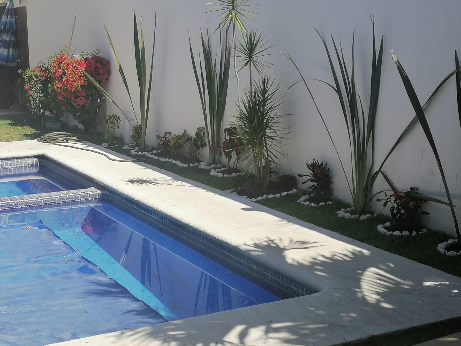 HOUSE FOR SALE WITH POOL AND GARDEN IN BURGOS, BUGAMBILIAS, 24/7 SECURITY