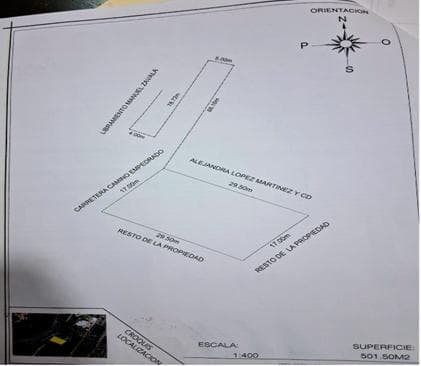 Land for sale in Barrio del Caracol, San Miguel de Allende, Guanajuato.