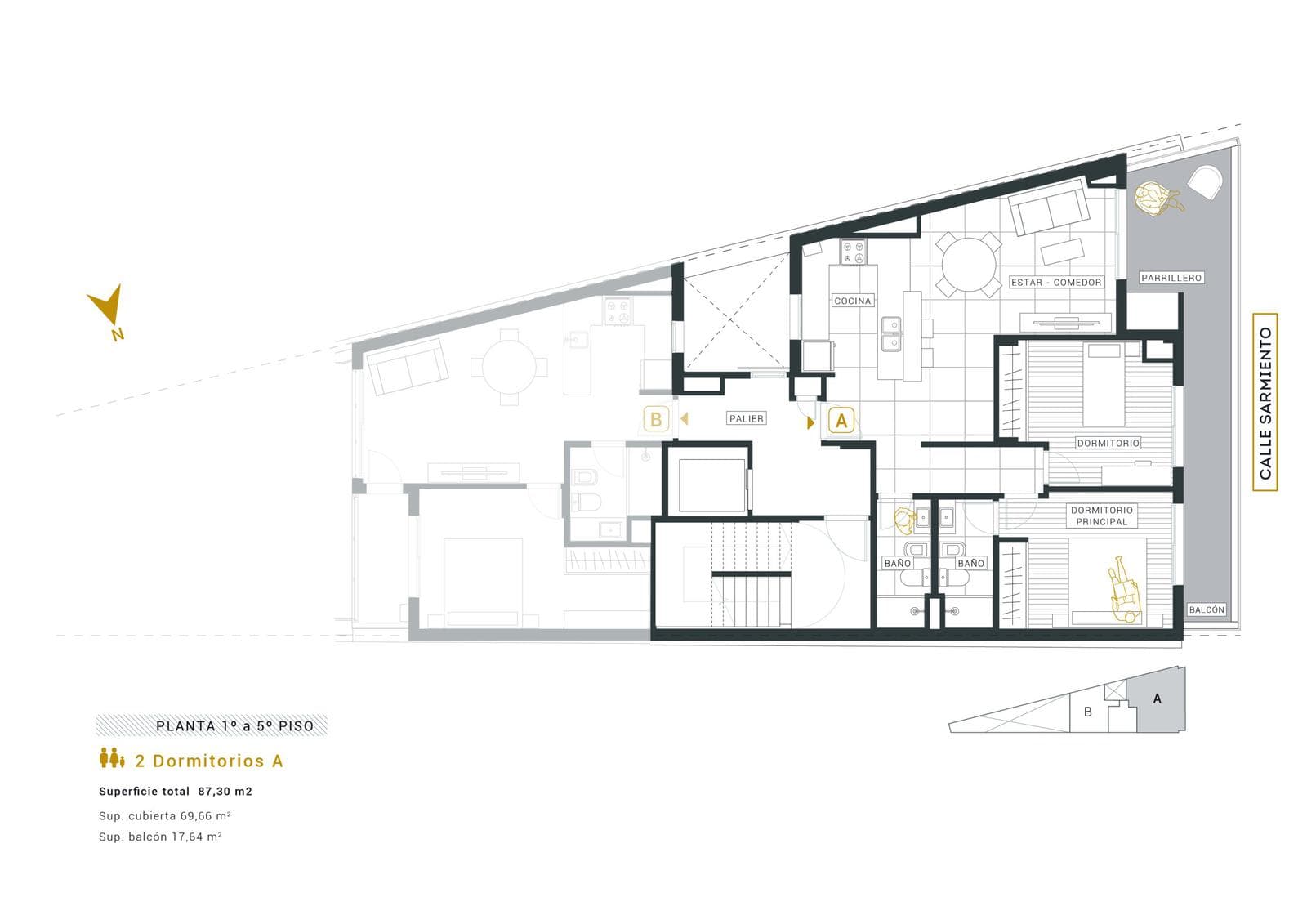 Apartment in Abasto - Financing Available - Balcony - BBQ Area