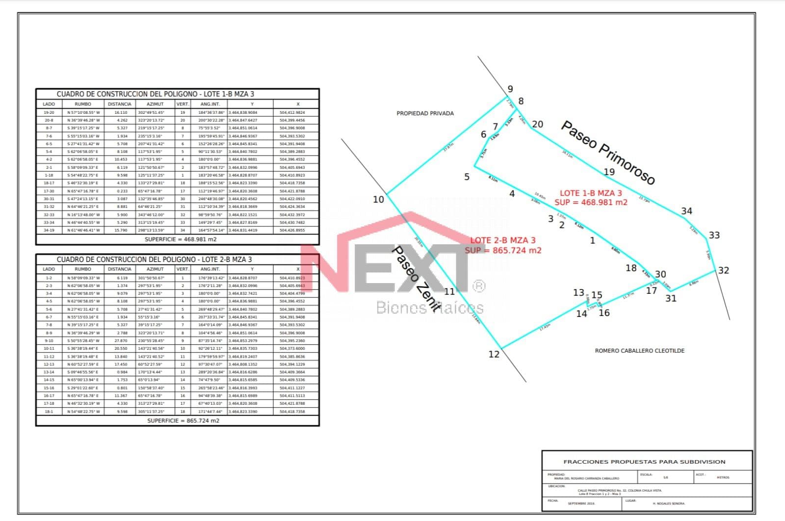 LAND FOR SALE IN CHULA VISTA, NOGALES, SONORA