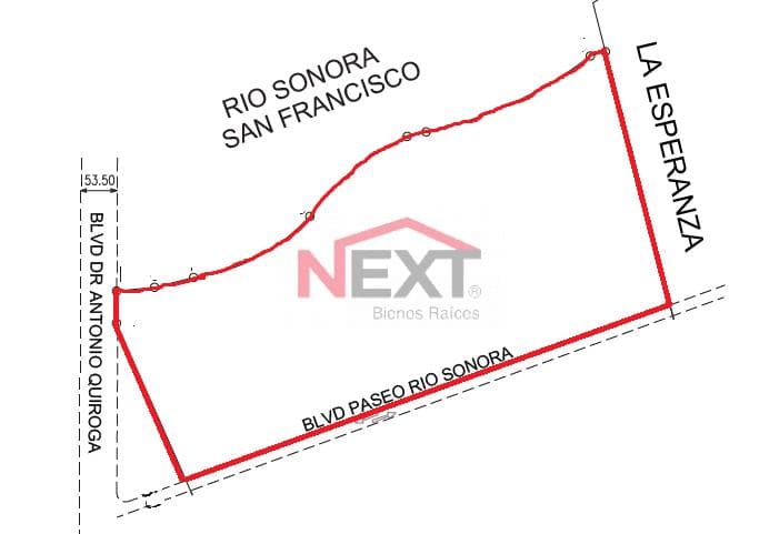 LAND FOR SALE ON PASEO RÍO SONORA BOULEVARD