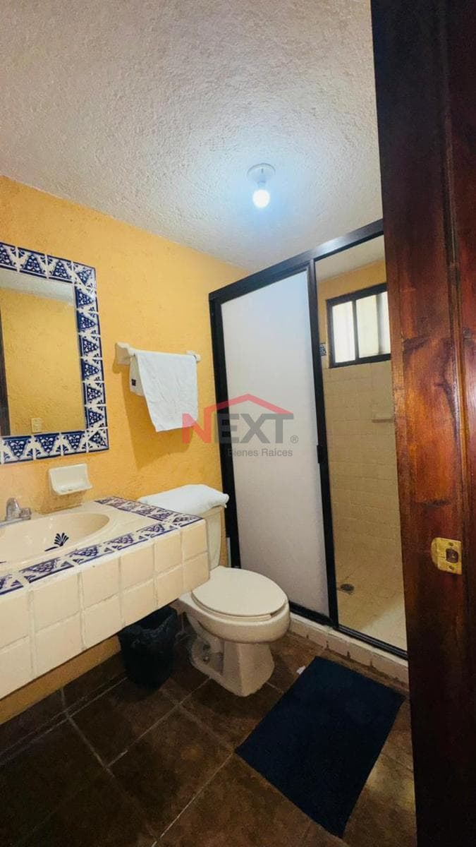 "Furnished apartment for rent on the second floor in the Jardines del Valle neighborhood"