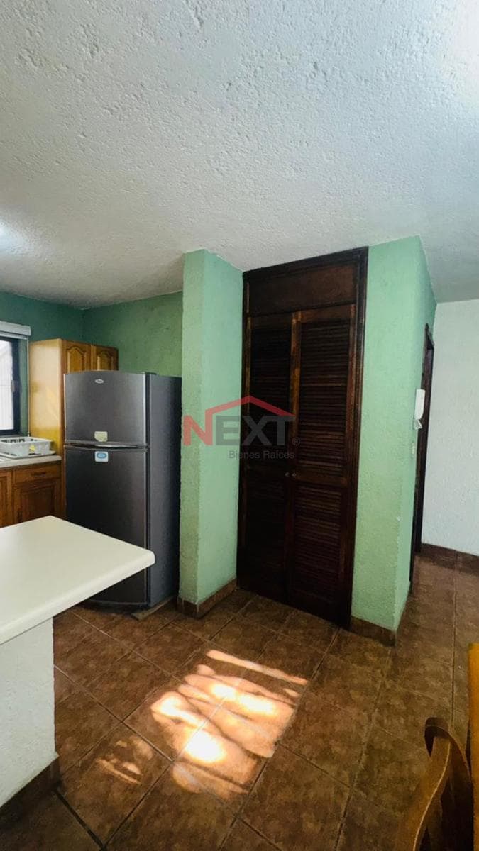 "Furnished apartment for rent on the second floor in the Jardines del Valle neighborhood"