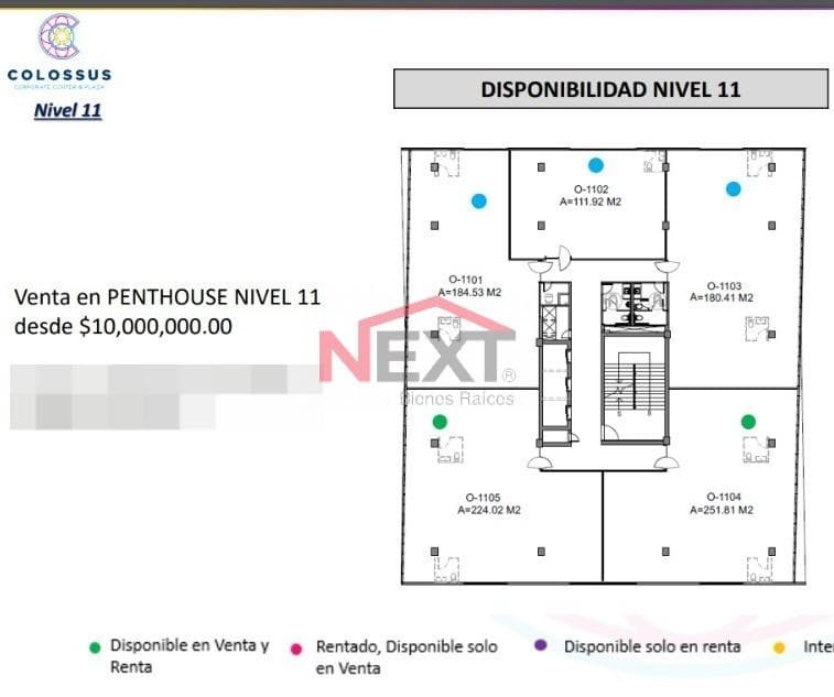 PENTHOUSE FOR SALE AT PLAZA COLOSSUS