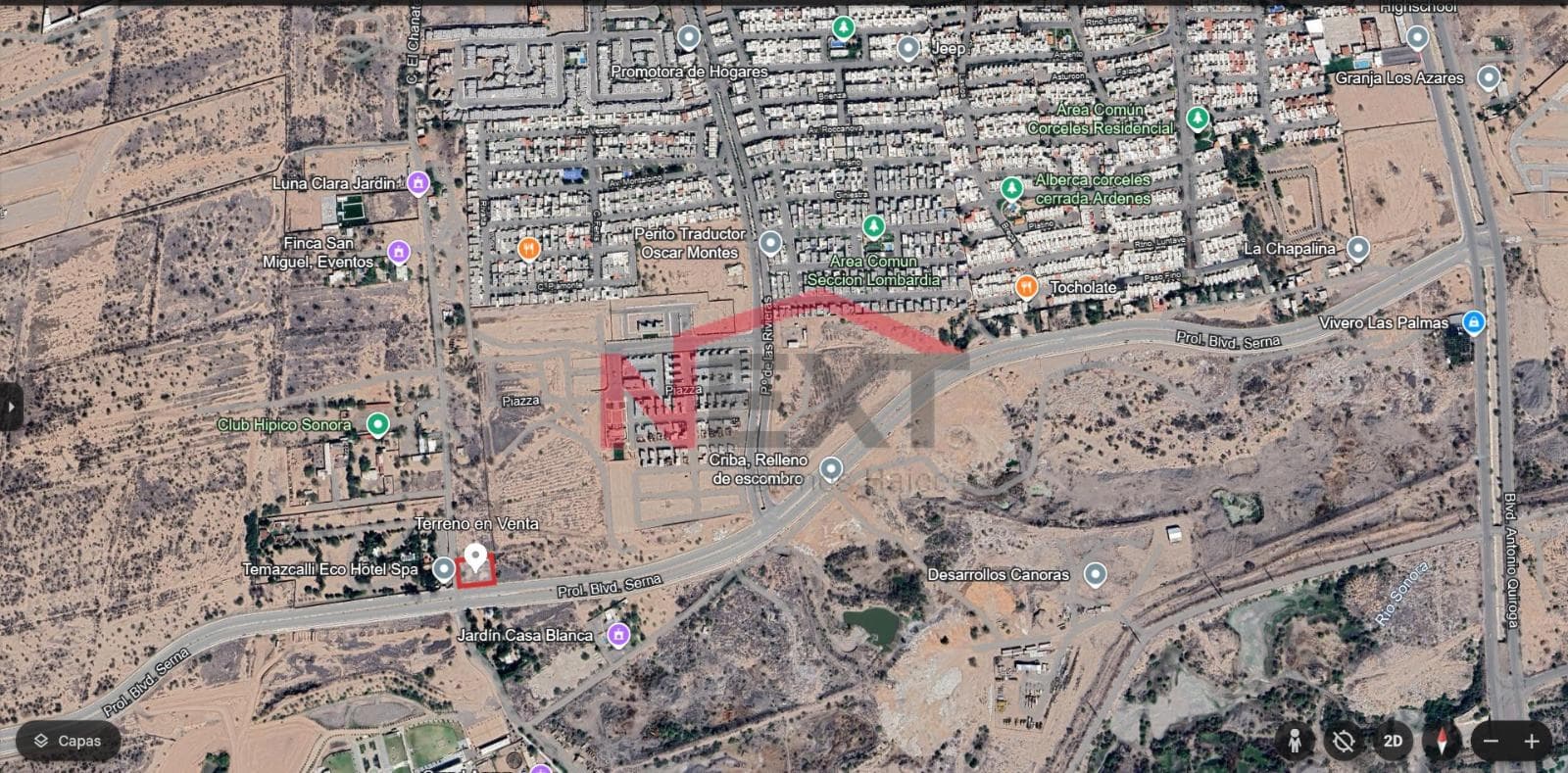 LAND FOR SALE ON FRANCISCO SERNA BOULEVARD
