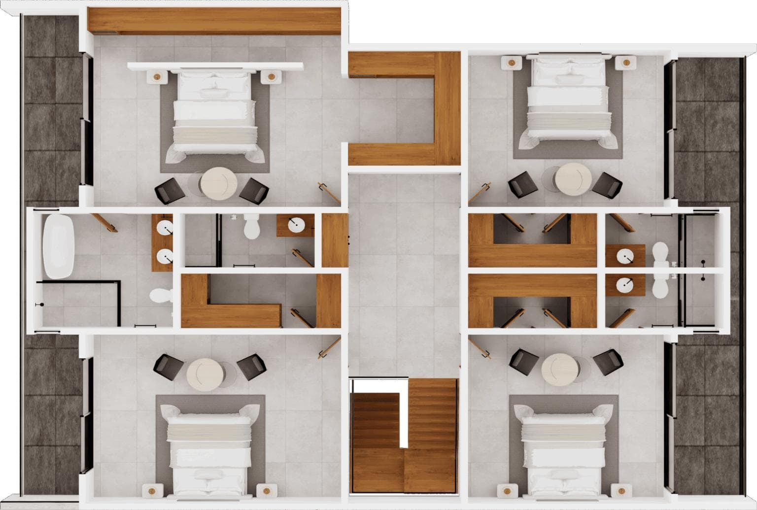House for Sale in La Vista, Huixquilucan, with Balconies and 4 Bedrooms