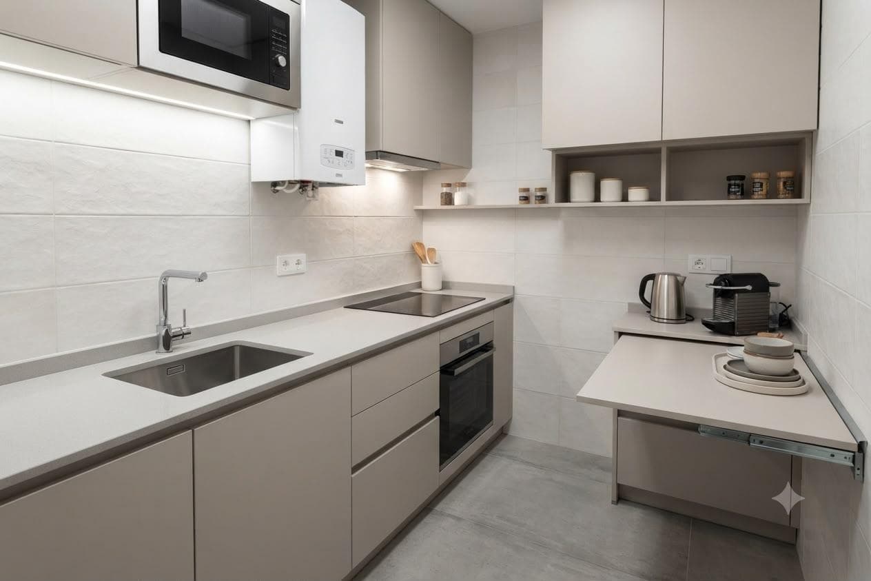 3-room penthouse for sale in Parque Chacabuco—laundry room and rooftop terrace—NO MAINTENANCE FEES—GOOD CONDITION—PRIVACY