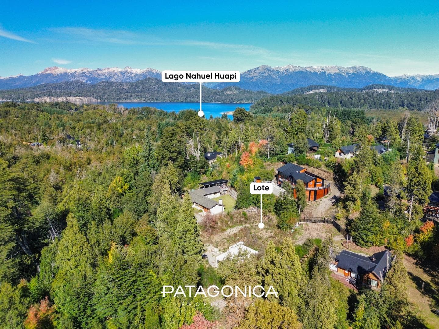 Lot in Las Balsas, 1,190 m², Villa La Angostura