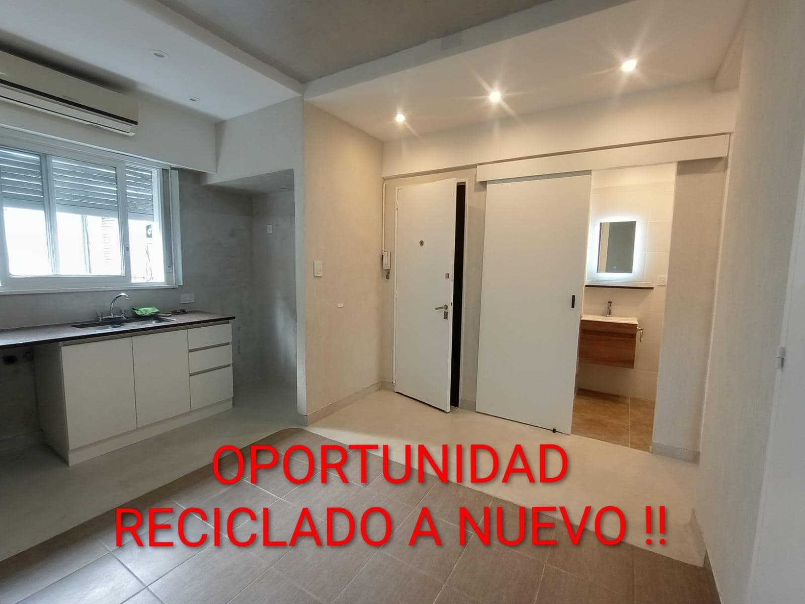 FLORES NORTE: 2-ROOM APARTMENT, 2ND FLOOR (ACCESS BY STAIRS) FOR SALE