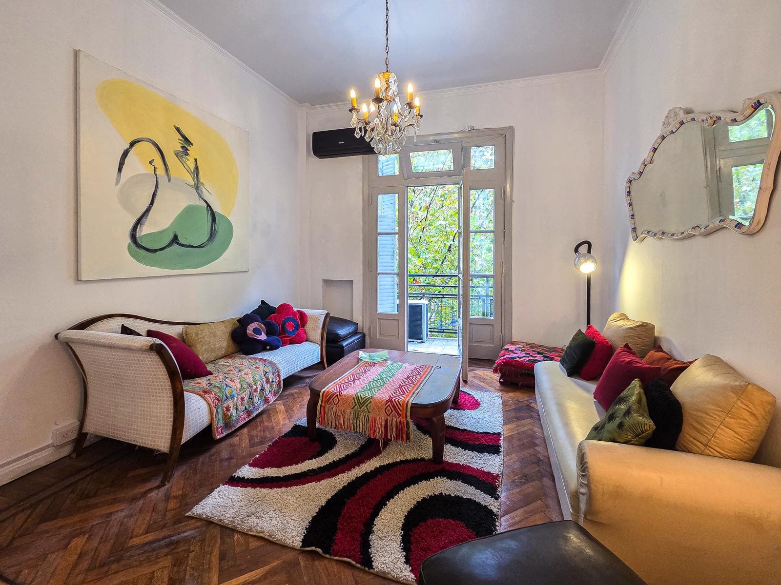 3-room apartment in Almagro with two balconies; eligible for financing