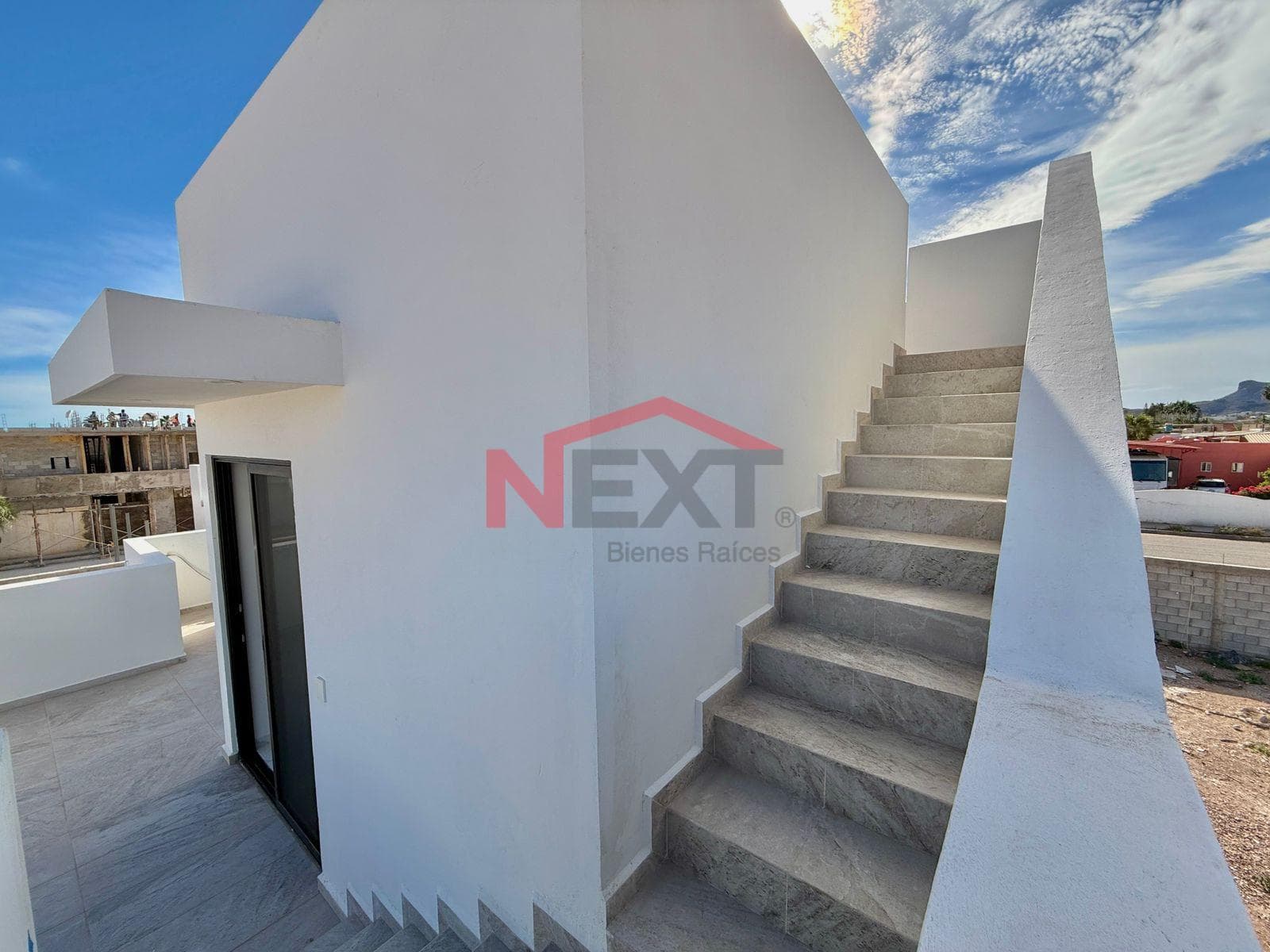 New House Near the Beach with a Pool, Panoramic Terraces, and High-Quality Finishes.