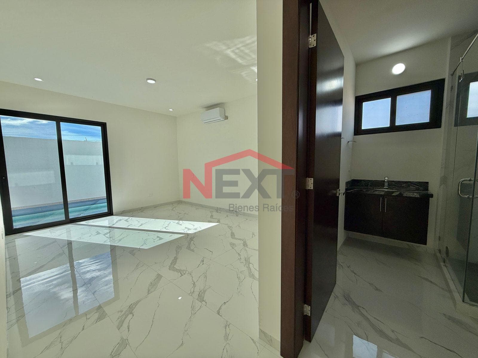 New House Near the Beach with a Pool, Panoramic Terraces, and High-Quality Finishes.