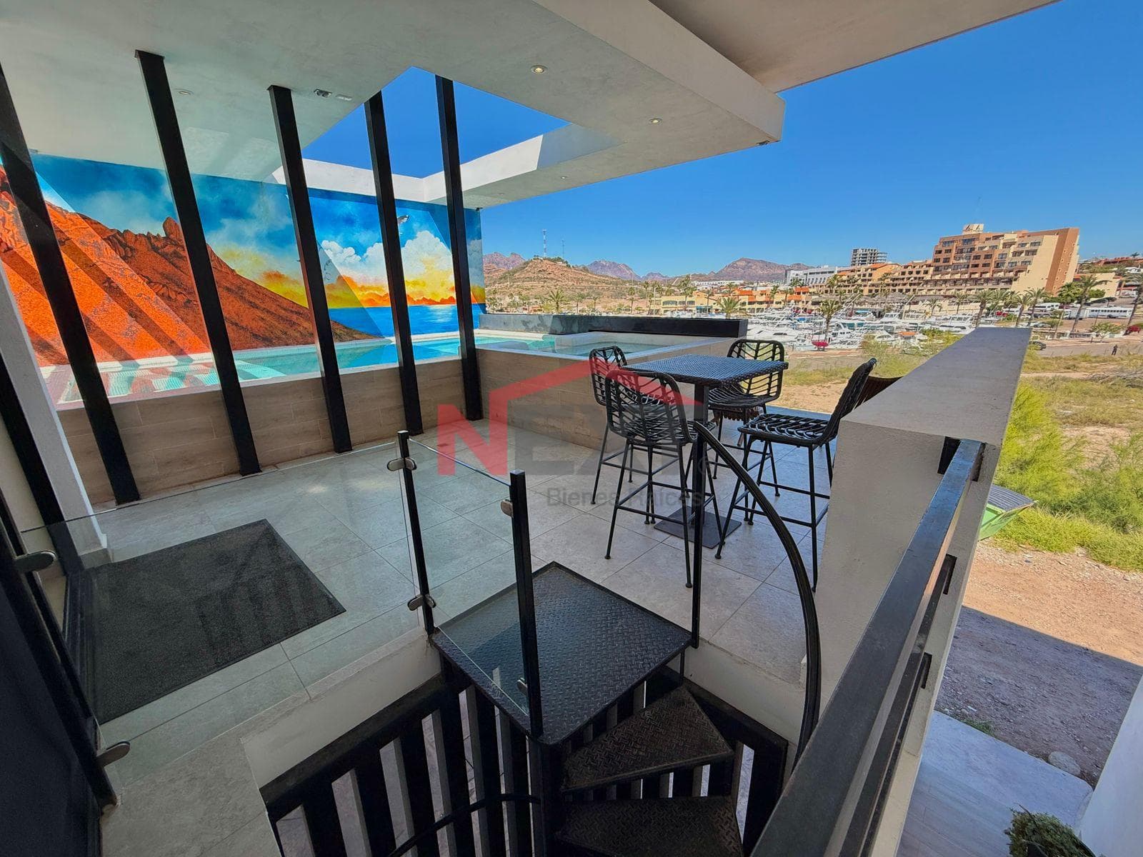 House on the Pier, Overlooking the San Carlos Marina