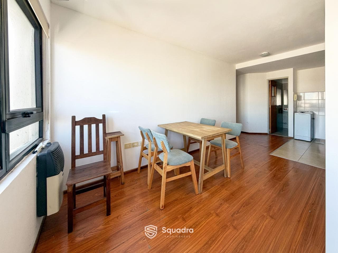 FOR SALE - Studio apartment facing the rear of the building - Downtown, Rosario - QUALIFIES FOR A MORTGAGE.