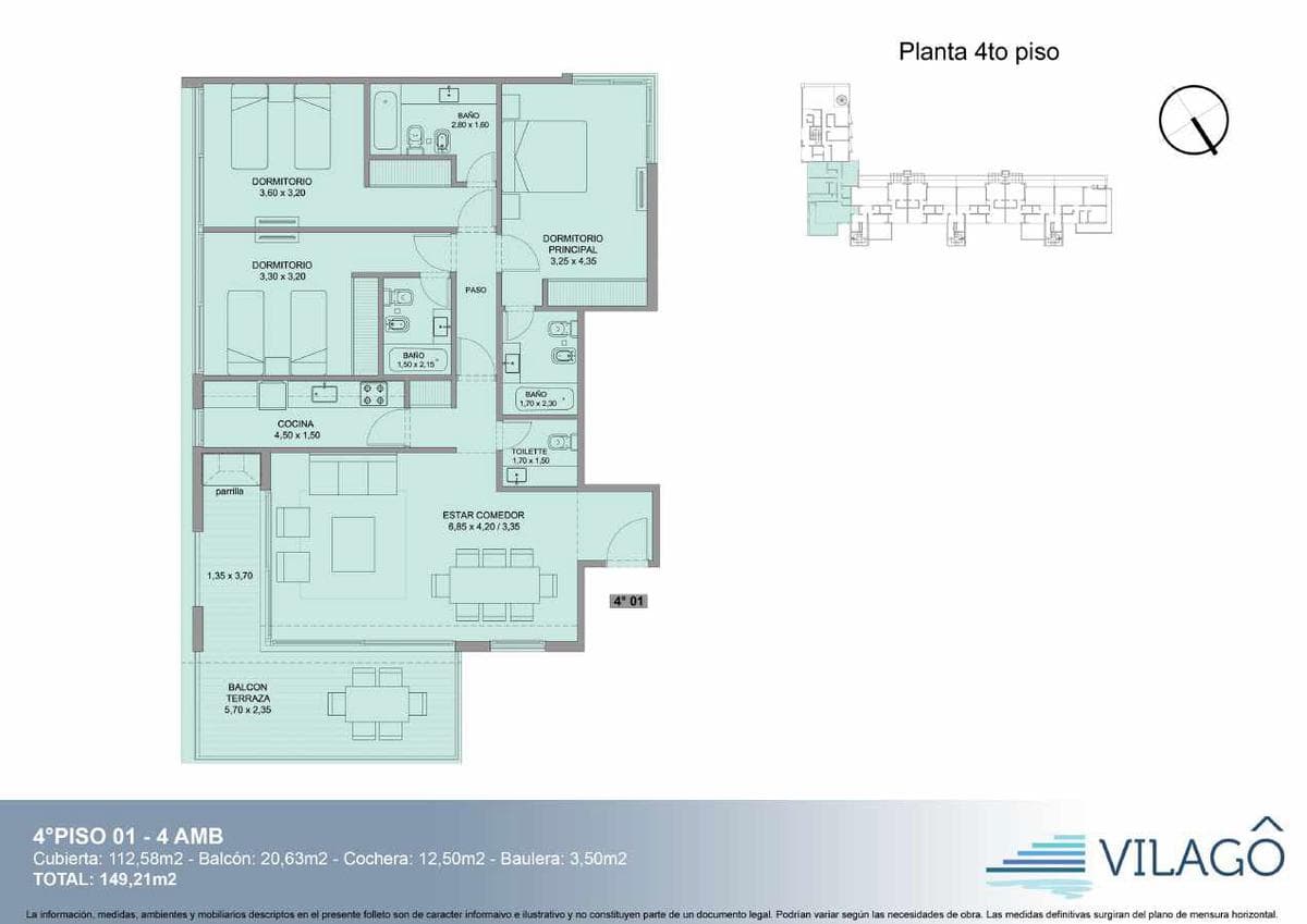 VILAGO Apartment for Sale in Nordelta - 3 Suites (1 with a river view) - Generates Rental Income - Garage and Storage Room