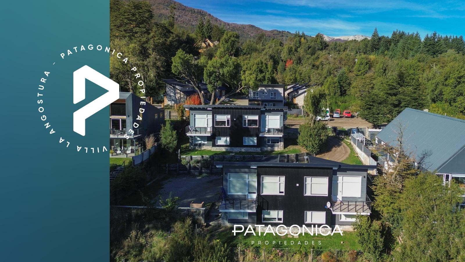 For sale: 4 equipped houses, 73 m² each, with panoramic view, Villa La Angostura