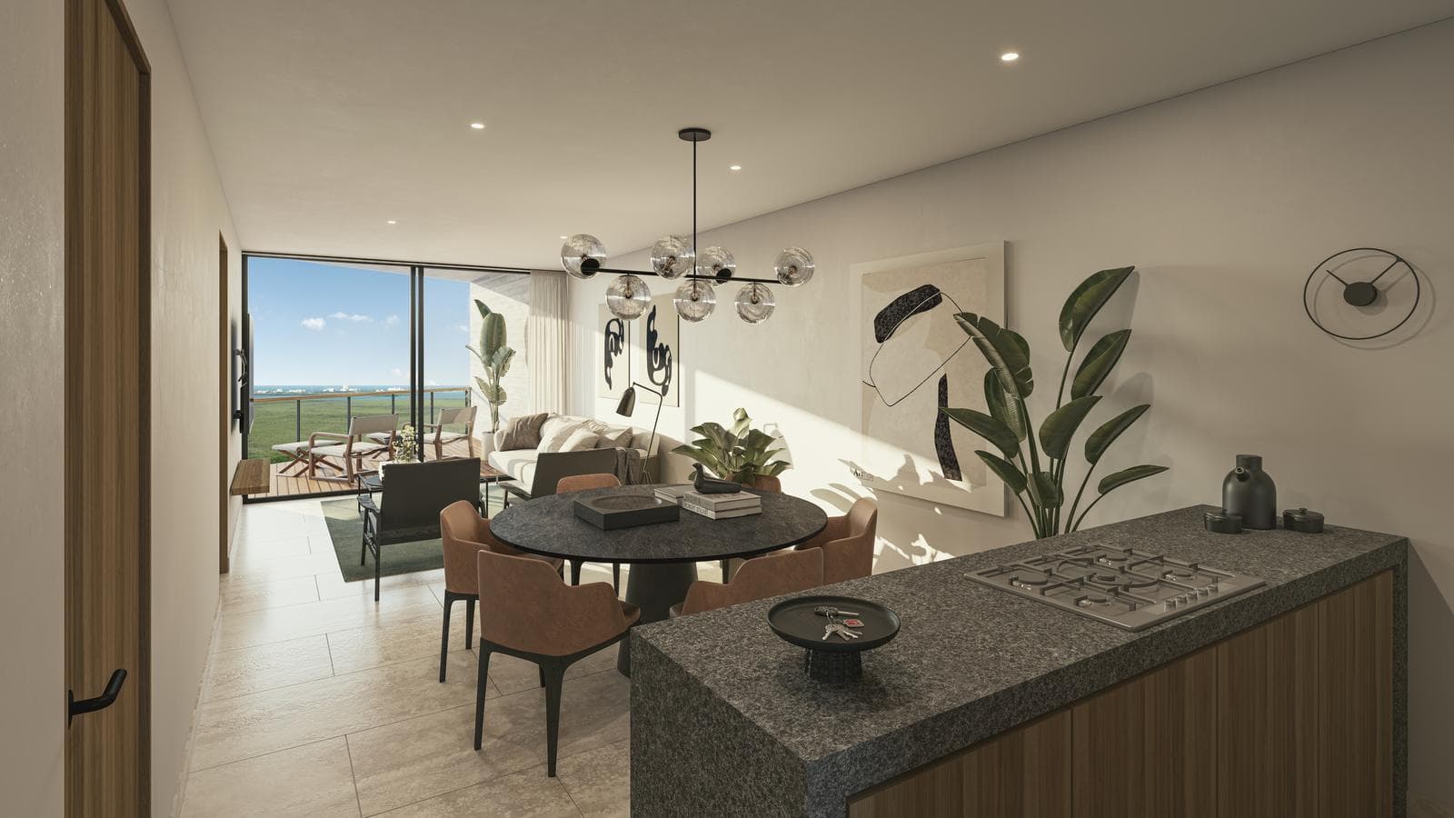 PENTHOUSE Apartment for PRE-SALE, 4 Bedrooms, Terrace with Ocean View, Colosio Blvd, Cancún.