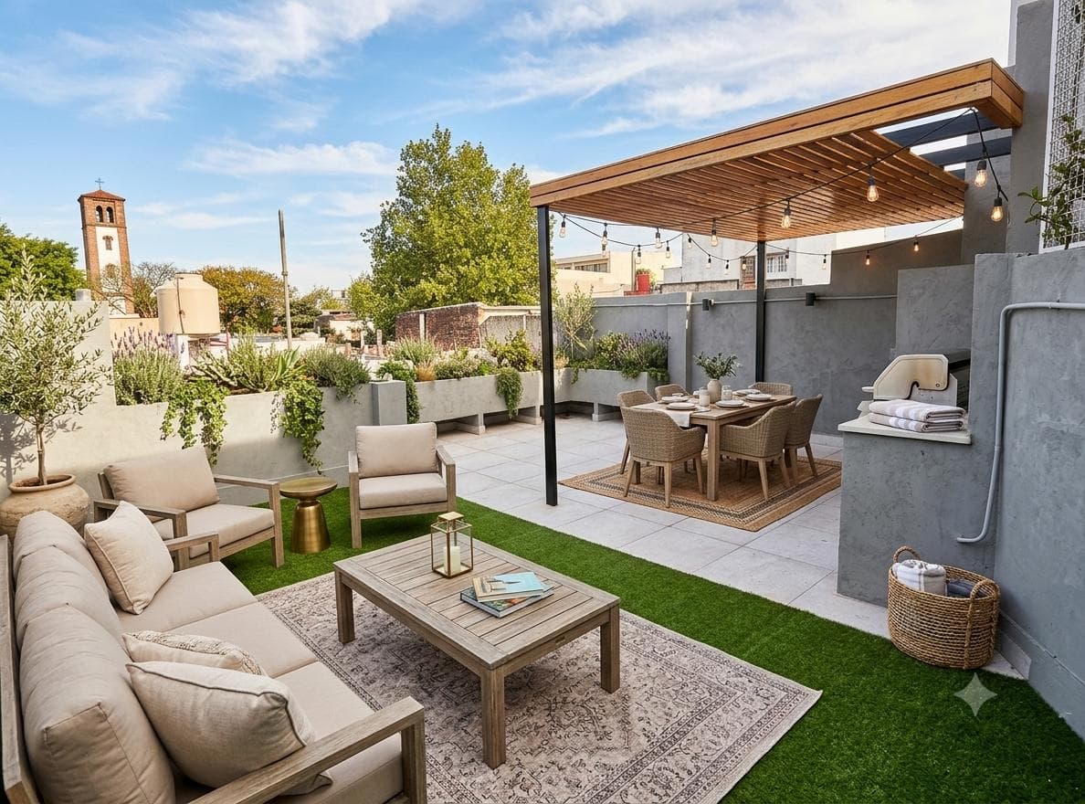 3-room penthouse for sale in Saavedra with its own terrace