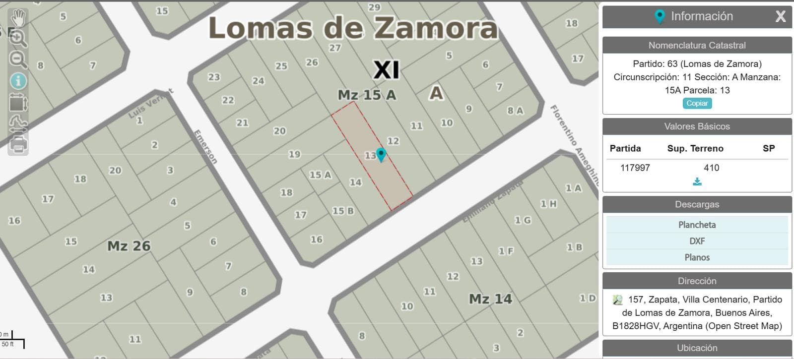 410-square-meter lot with a house and sheds in Villa Centenario