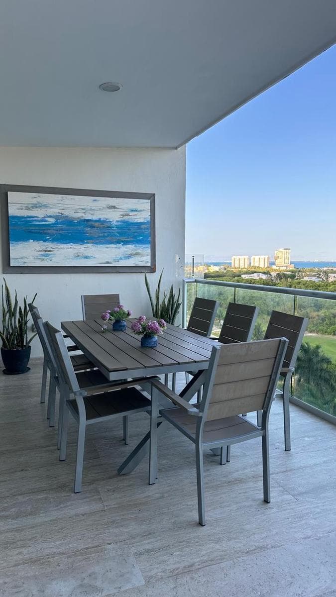 Apartment for Rent, 3 Bedrooms, FURNISHED/FULLY EQUIPPED, SKY, Puerto Cancún, Cancún