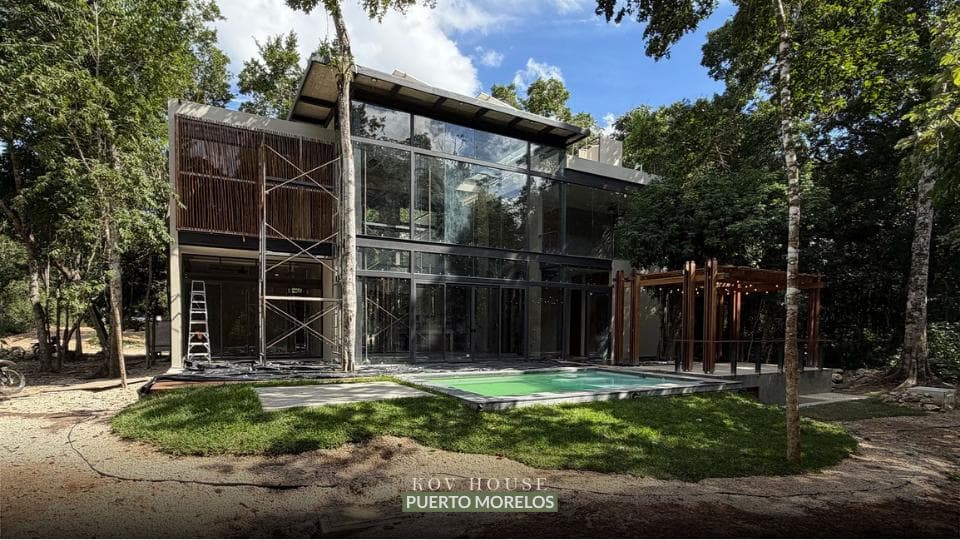 HOUSE FOR SALE (UNDER CONSTRUCTION) IN PUERTO MORELOS