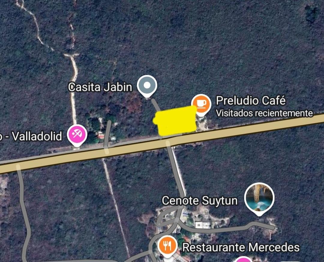 LAND FOR SALE IN VALLADOLID, YUCATÁN | ON THE HIGHWAY | 2,946 M²