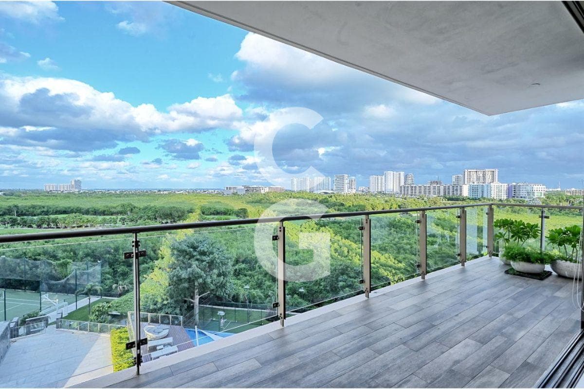 Apartment for Sale in the Be Towers Residential Complex with Views of the Caribbean Sea and the Golf Course