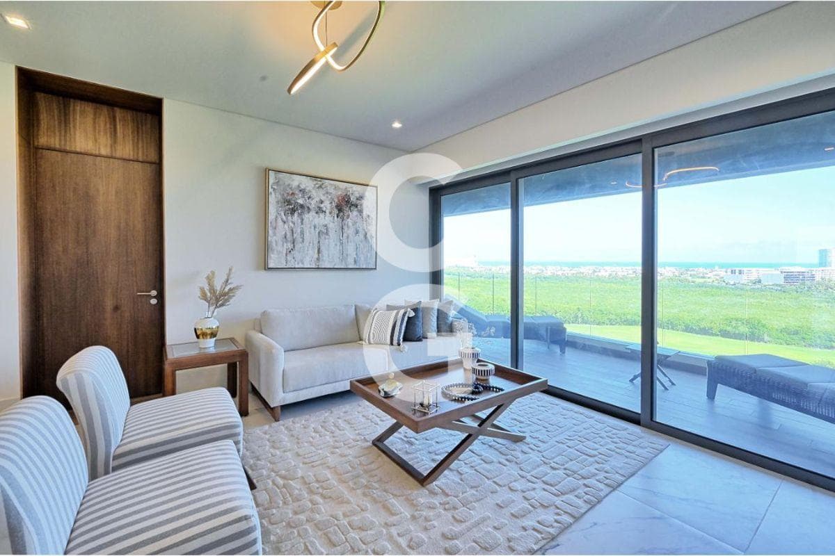 Apartment for Rent and Sale at WOHA Puerto Cancún—Furnished and with a View of the Caribbean Sea