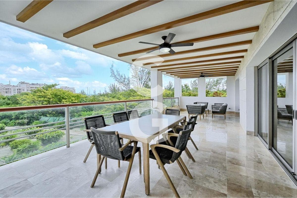 Apartment for Sale and Rent in Cancún in the La Amada Residential Complex, Furnished with a Spacious Terrace