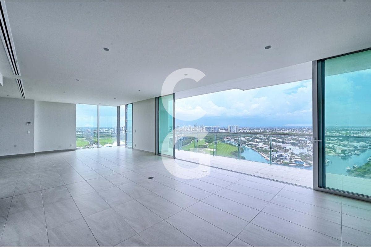 Apartment for Sale and Rent in Cancún at SLS Marina Beach with a View of the Caribbean Sea