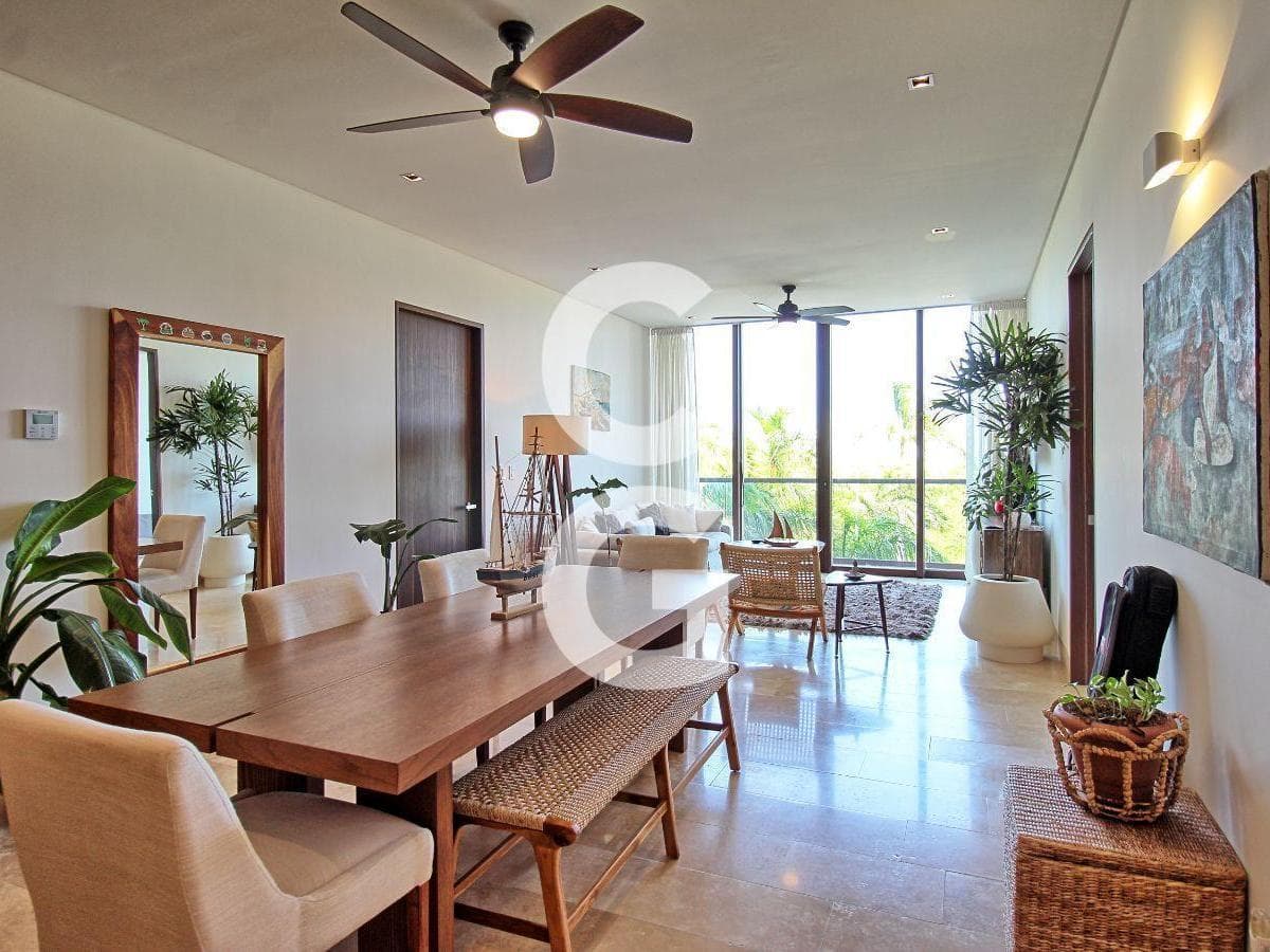 2-Bedroom Apartment for Rent in Cancun at Residencial Punta del Mar