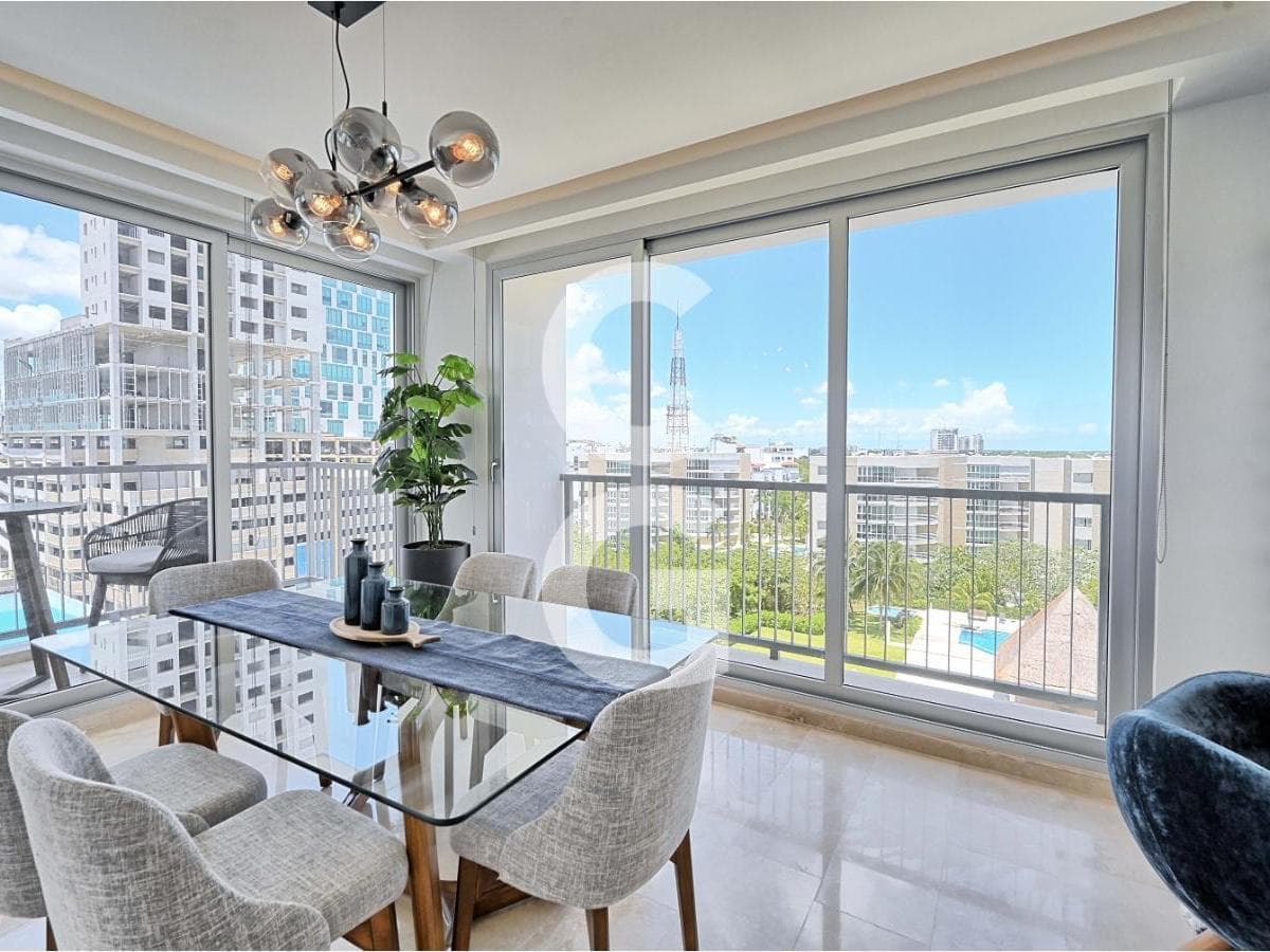 Apartment for Sale in Cancún at Brezza Towers—Furnished and Fully Equipped, 2 Bedrooms