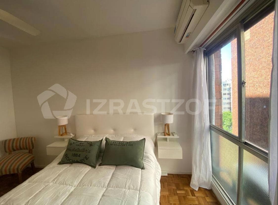 Annual/semester rental of a furnished 3-room apartment with a balcony, near Coghlan Station.
