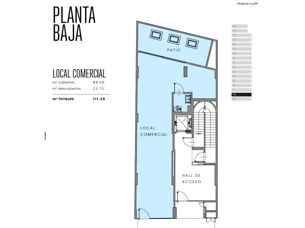 For Sale in Pozo: 1-, 1.5-, and 2-bedroom apartments in Recoleta. Completion in 2028
