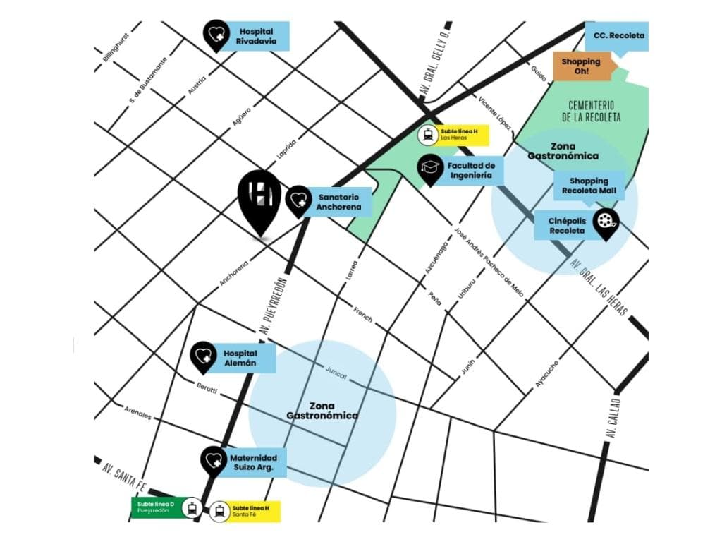 For Sale in Pozo: 1-, 1.5-, and 2-bedroom apartments in Recoleta. Completion in 2028