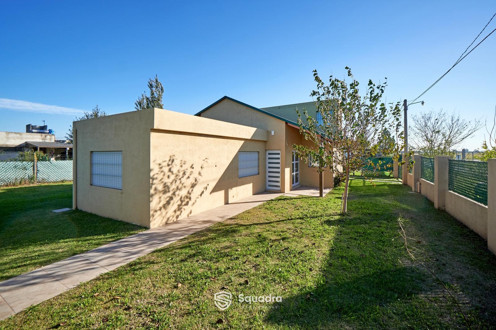 FOR SALE | TRADE - Brand-new 2-bedroom house with a pool, covered porch, and barbecue area - Funes City.
