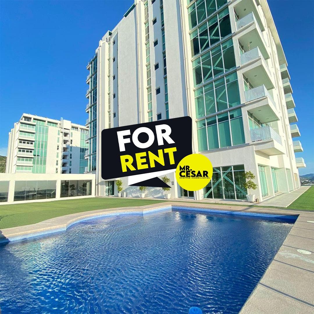 Furnished and fully equipped apartment for rent on the 40th floor